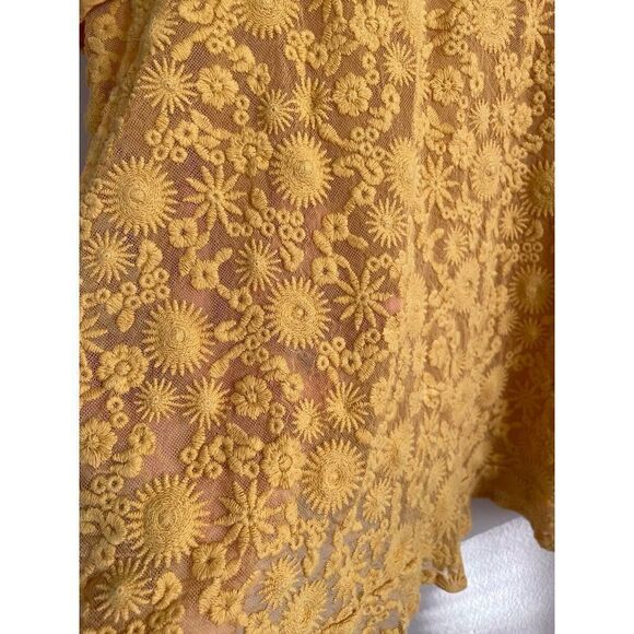 Matilda Jane Mustard Yellow Bocce Ball Top Sz S - Picture 11 of 14